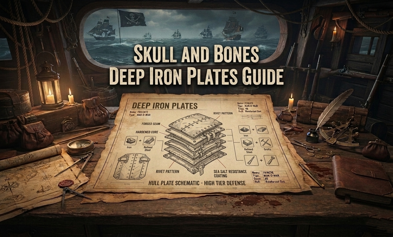 How to Get Skull and BonesDeep Iron and Craft Plates Fast